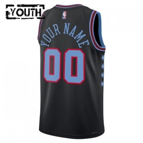 Camiseta Niños Chicago Bulls Personalizadas 2025-26 Nike City Edition Negro Swingman